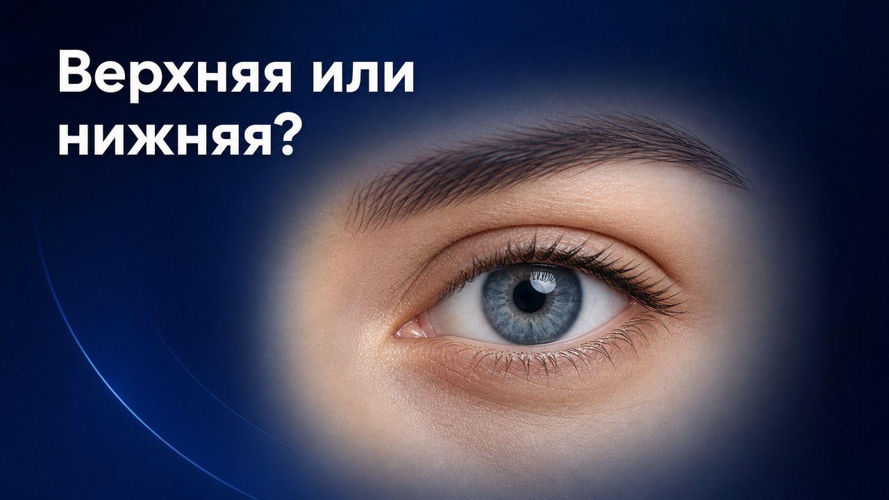 Верхняя и нижняя блефаропластика: в чём разница и что выбрать