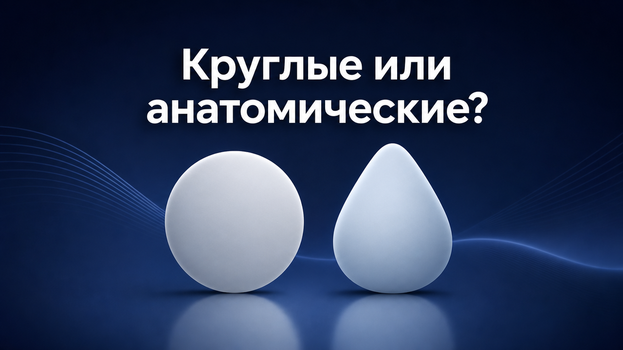 Круглые или анатомические импланты: как выбрать форму и размер